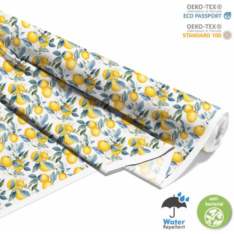 OUTDOOR DEKOSTOFFE OXFORD - Zitrusfrüchte - DX2505