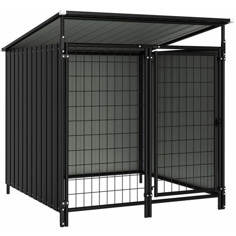 Outdoor Dog Kennel 133x133x116 cm