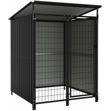 Outdoor Dog Kennel 133x133x164 cm