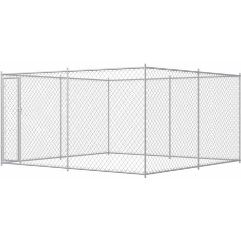 Outdoor Dog Kennel 383x383x185 cm
