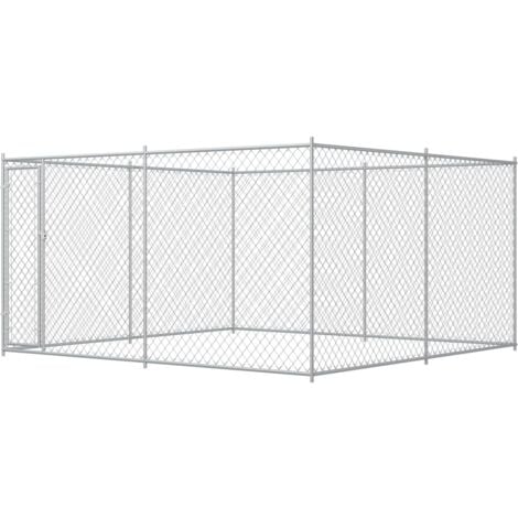 Outdoor Dog Kennel 383x383x185 cm VSVS385327