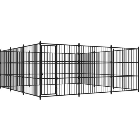 Outdoor Dog Kennel 450x450x185 cm