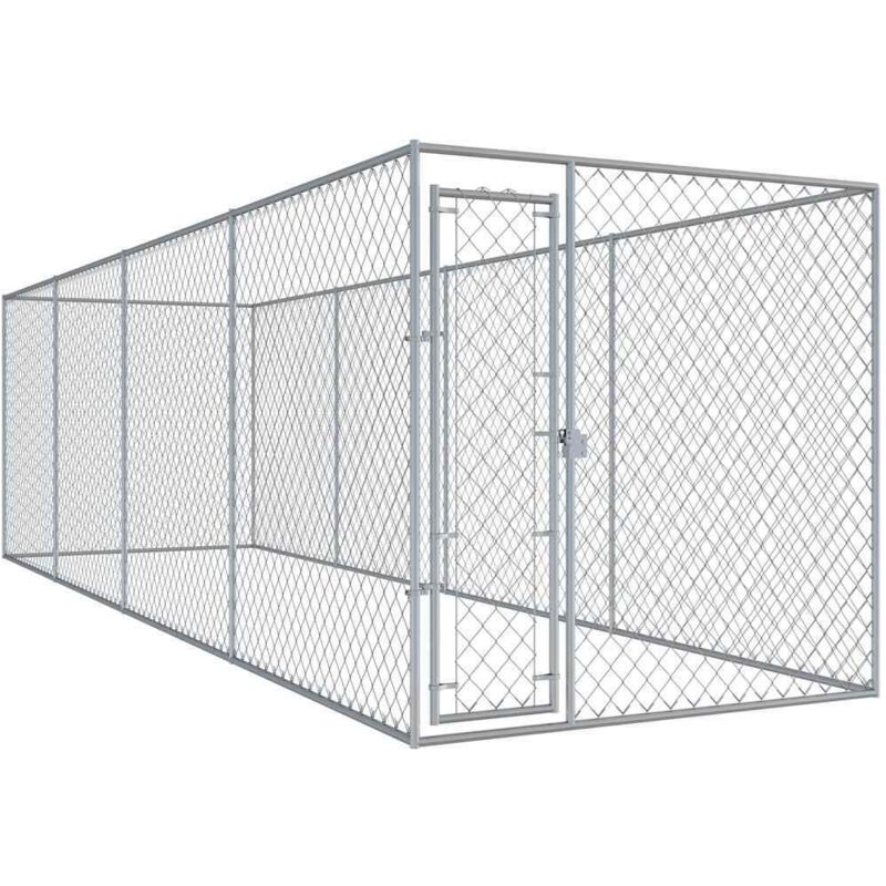 Outdoor Dog Kennel 760x192x185 Cm Vidaxl