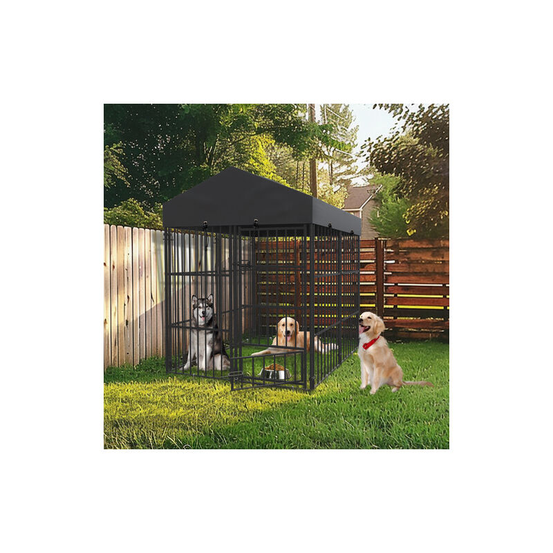 Tarter 6 Ft. X 2 In. X 5 Ft. Gray HeavyDuty Dog Kennel Front Panel