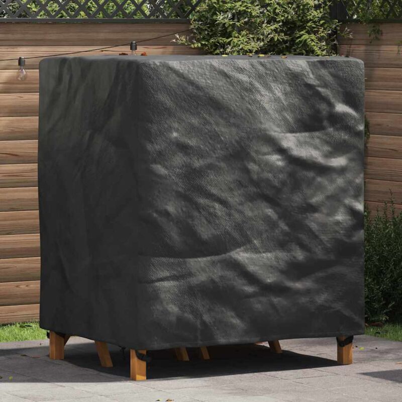Outdoor Furniture Cover Black 116 X 100 X 120 Cm 210d Vidaxl