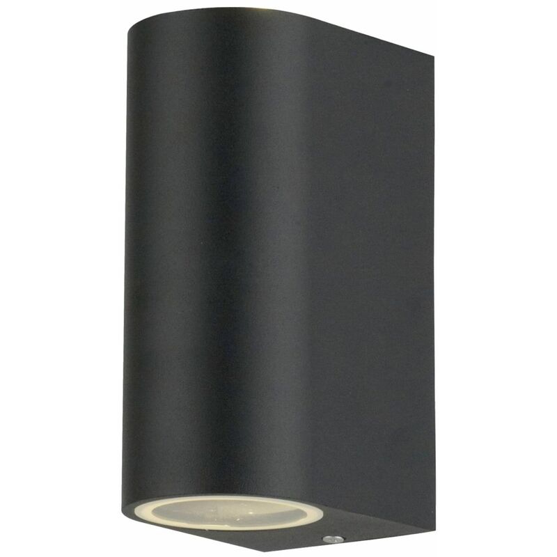 Drayton - Black Outdoor Twin Wall Light