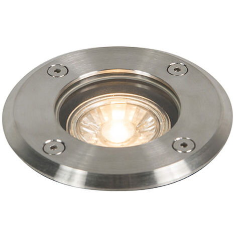 Outdoor Ground Spot Steel 11cm IP67 - Basic Round