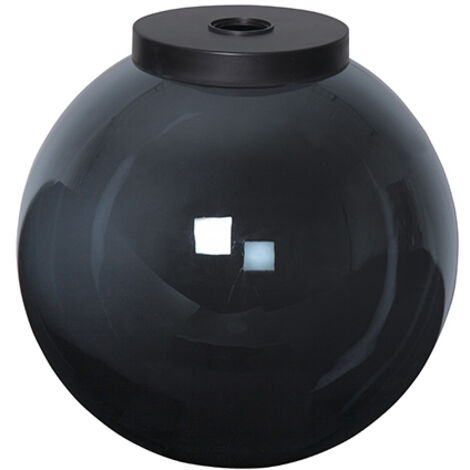 Outdoor-Hängeleuchte ,Orby', E27 Lampenschirm, rauchgrau, Ø 30cm