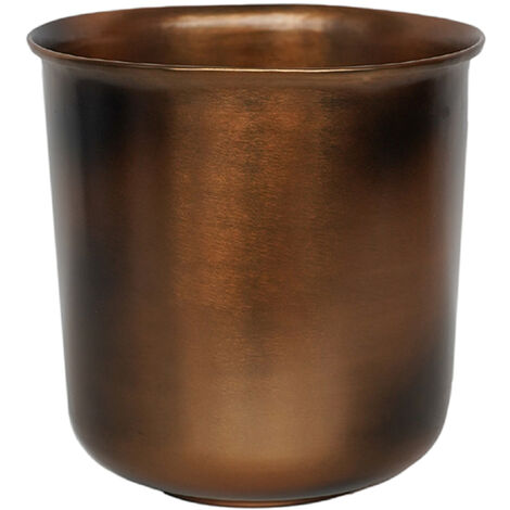 Outdoor Hampton Planter - Metal - L27.5 x W27.5 x H28 cm - Copper