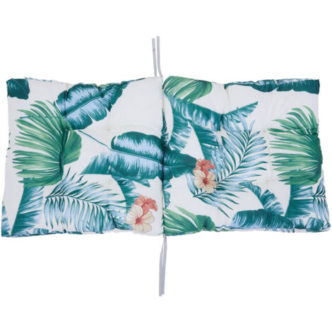 Outdoor Hawaiian Style One-piece Waterproof Sunscreen Thickened Chair Cushion 106cm W x 53cm D