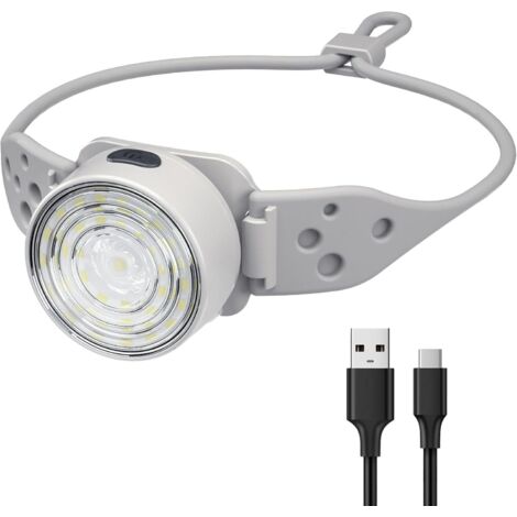 Outdoor Headlight type rechargeable Night Fishing silicone Light, lampe frontale d'éclairage multifonction portable légère