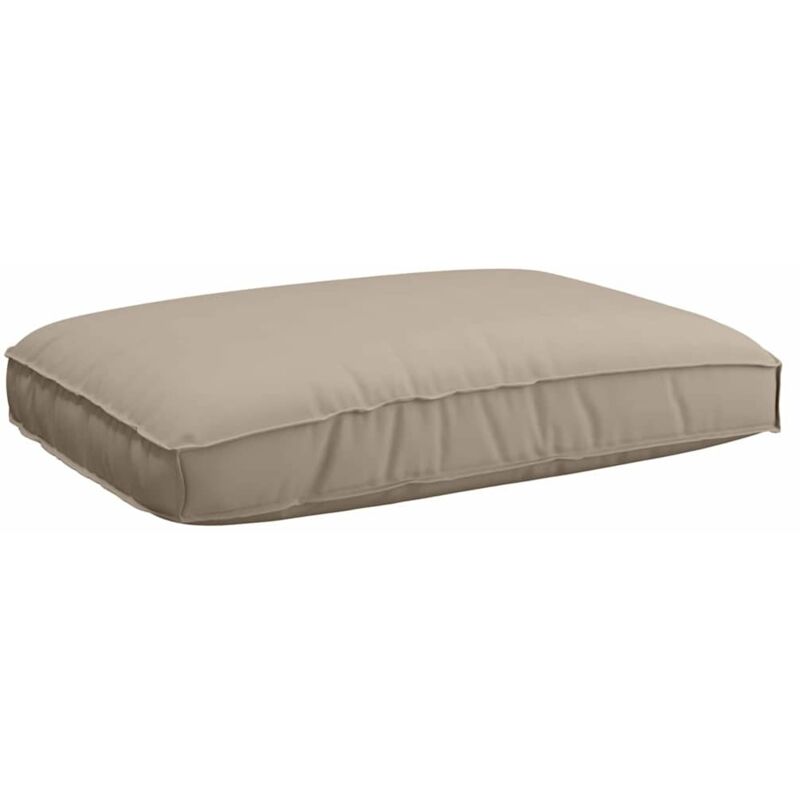 Palettenkissen Für Sitzfläche Taupe 120 X 80 X 12 Cm Vidaxl