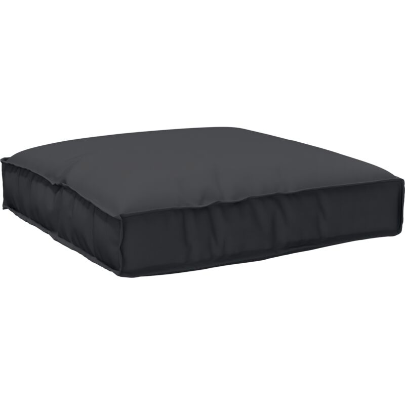 Palettenkissen Für Sitzfläche Schwarz 80 X 80 X 12 Cm Vidaxl