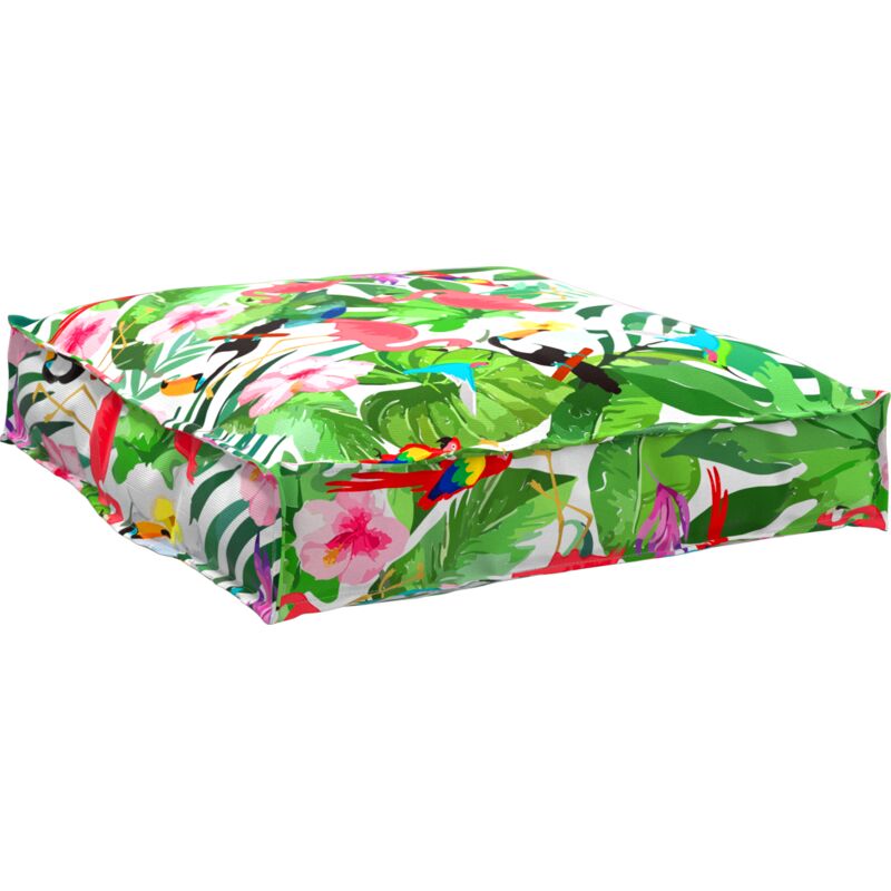 Palettenkissen Für Sitzfläche Floral Mehrfarbig 70 X 70 X 12 Cm Vidaxl