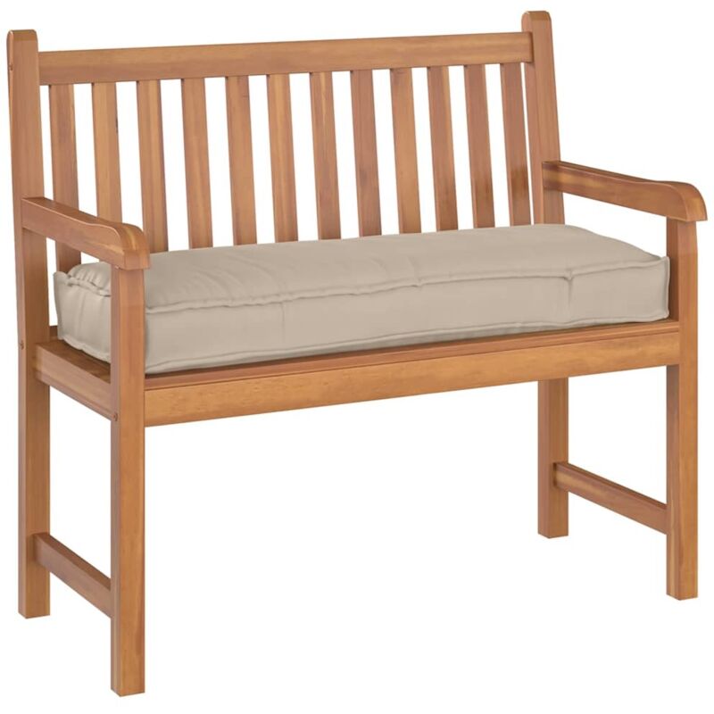 Palettenkissen Für Bank Taupe 110 X 40 X 8 Cm Oxford Stoff Vidaxl