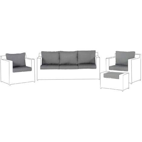 Outdoor Kissenbezug Set ROMA Grau