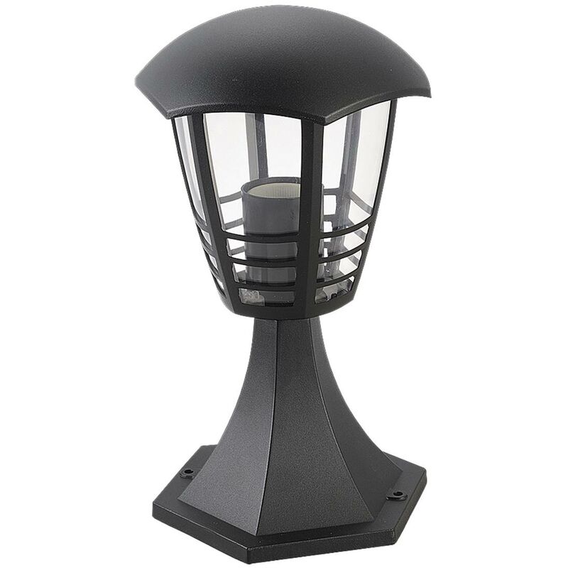 Image of Outdoor Lampada da terra Marsiglia metallo plastica nera Ø17cm h: 29,7cm IP44