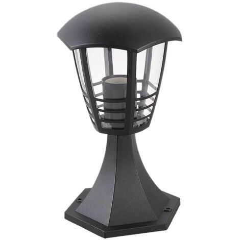 Outdoor Lampada da terra Marsiglia metallo plastica nera Ø17cm H: 29,7cm IP44