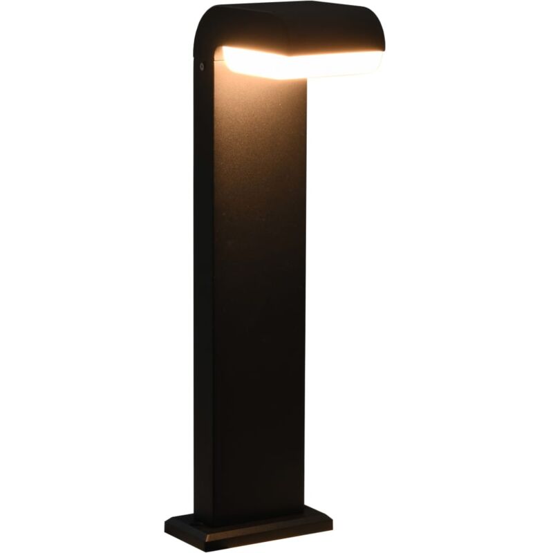 Outdoor LED Lamp 9 W Black Oval - Black - Vidaxl
