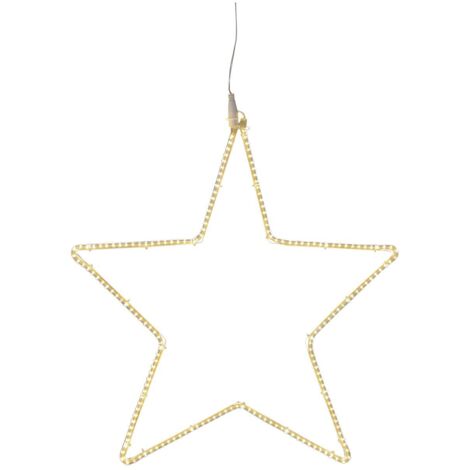 Outdoor Leuchtstern Tapesil 192 LEDs Stern-Silhouette Ø 52cm