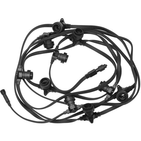 Outdoor-Lichterkette EXTRA Connecta 10x E27 Fassungen L 735cm