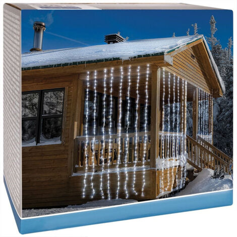 Outdoor-Lichtvorhang 320 LED 1 m