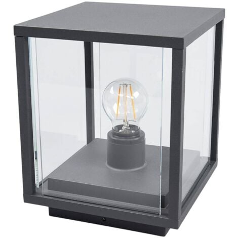 Outdoor lights Annalea (modern) in Black made of Aluminium (1 light source, E27) from Lucande