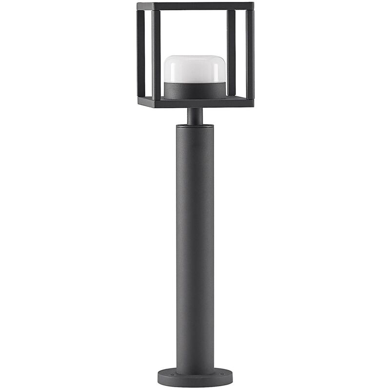 Lucande - Outdoor lights Timio (modern) in Silver made of Aluminium (1 light source, GX53) from dark grey (ral 840-M)