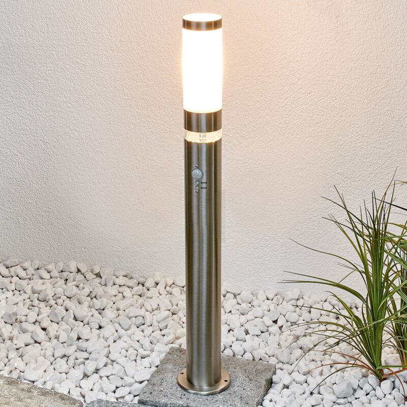Outdoor Lights With Sensor Binka Motion Detector Modern In Silver Made Of Stainless Steel 1 Light Source E27 A From Lampenwelt