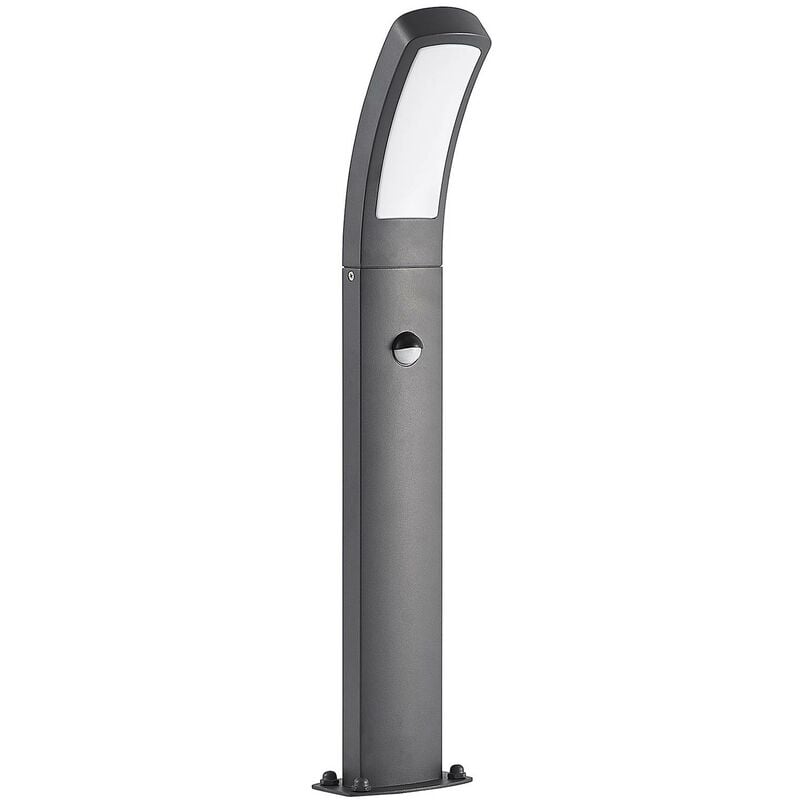 Outdoor lights with sensor Moshewith motion detector (modern) in Black made of Aluminium (1 light source,) from Lindby - dark grey (RAL 7016)