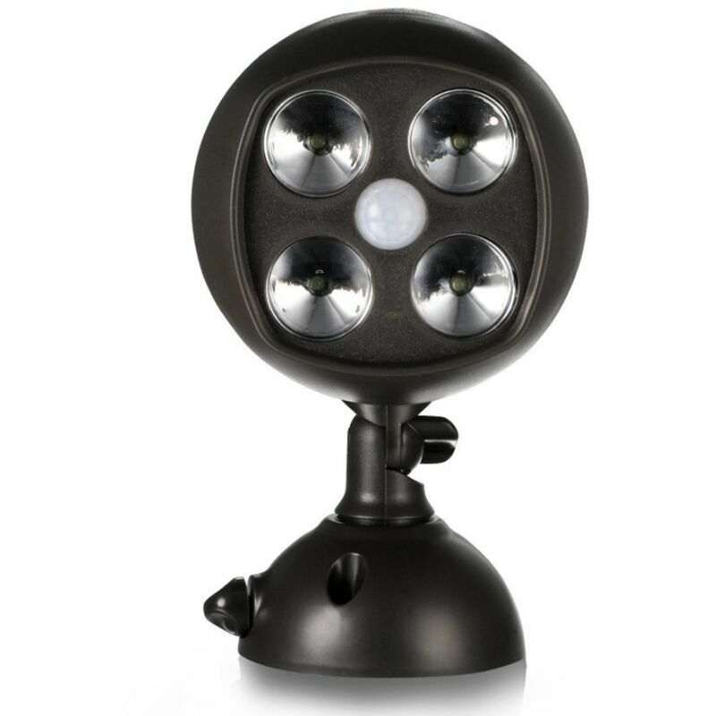 Outdoor lights with waterproof motion sensor, led floodlights with wireless sensors, security outdoor lights for stairs, hallways, gardens, terraces