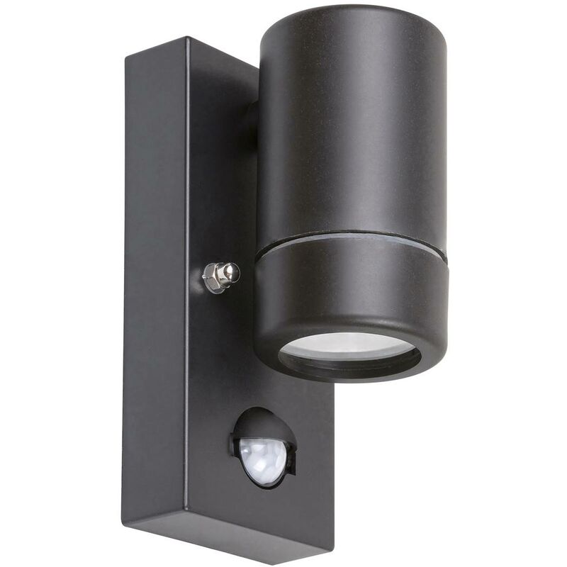Image of Rabalux - Outdoor luce lampada da parete Medina u plastica opaca di plastica nera l :. 9 centimetri b: 7cm h: 15cm IP44