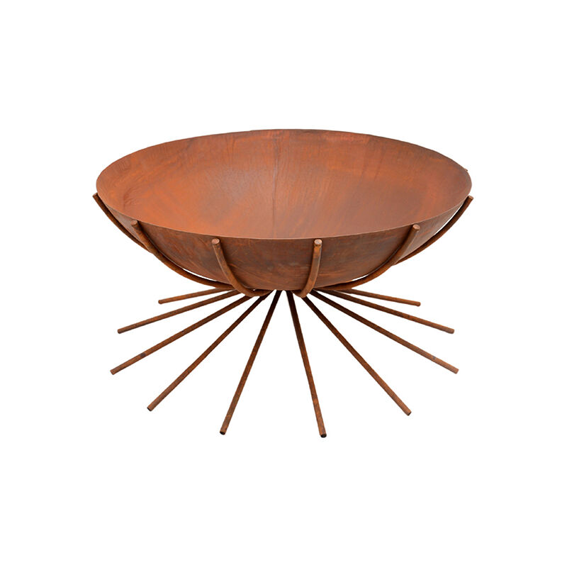 Ivyline - Outdoor Dakota Firebowl - Metal - L73 x W71 x H37 cm - Rust