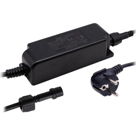 LONGLIFE LED GMBH BY HK Outdoor Netzteil 60W 24V DC 2.5A IP67 - Ausschließlich für Beleuchtungssysteme geeignet - Schwarz