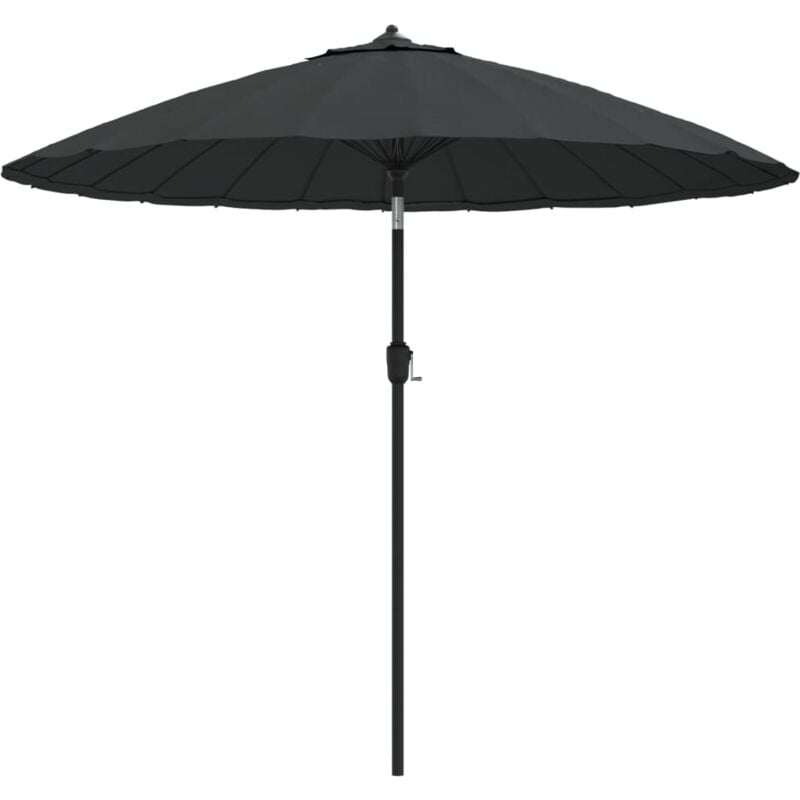 Garden Parasol with Aluminium Pole 270 cm Anthracite Vidaxl