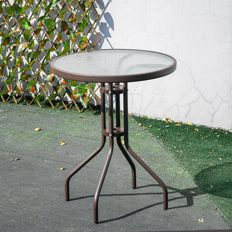 Outdoor Patio Metal Coffee Dining Table or Chairs Dining Set