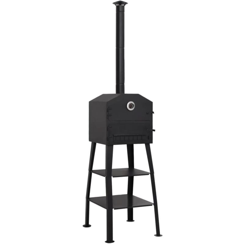 Bonnevie - Outdoor Pizza Oven Charcoal Fired with 2 Fireclay Stones VSVS1438667