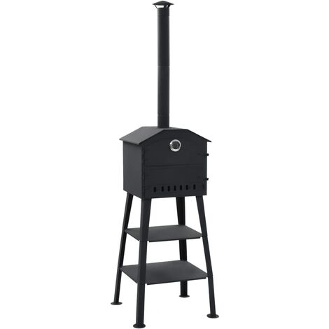 Outdoor Pizzaofen Holzkohle mit 2 Schamottesteinen