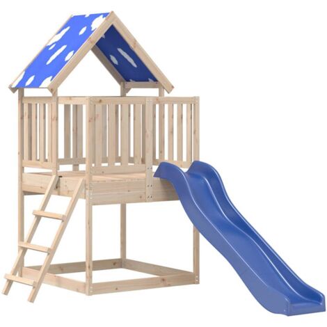 Outdoor Playset Solid Wood Pine vidaXL