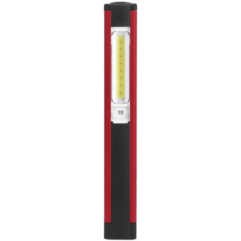 Outdoor Portable LED COB Magnetic Flashlight Emergency Work Lamp USB Charging White Red Light(white light red light )