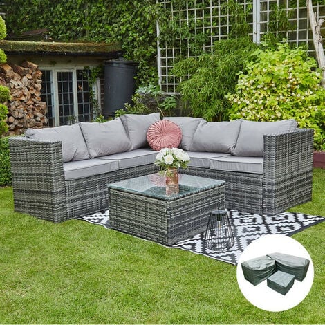 Yakoe Vancouver Garden Furniture - Yakoe Rattan 5 Seater Garden