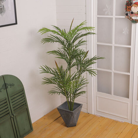 Outdoor Realistic Artificial Palm Tree Plant in Pot, 150CM