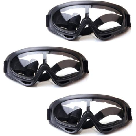 Outdoor-Schutzbrillen (klare Gläser) – 3er-Pack: Outdoor-Gaming-Brillen, Schießbrillen und Schutzbrillen
