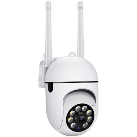 Outdoor Security Cameras, 2.4 GHz Wi-Fi for Home Use, 1080P Dome Surveillance, 360° View, Two-Way Audio