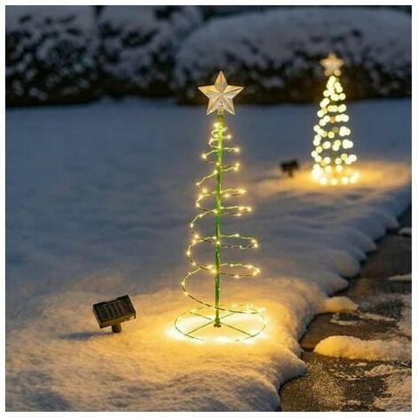 Outdoor Solar Christmas Lights, Outdoor Christmas Lights, Outdoor Solar Christmas Lights, LED Poinsettia Light Garland, Outdoor Solar Christmas Tree, Christmas Decoration