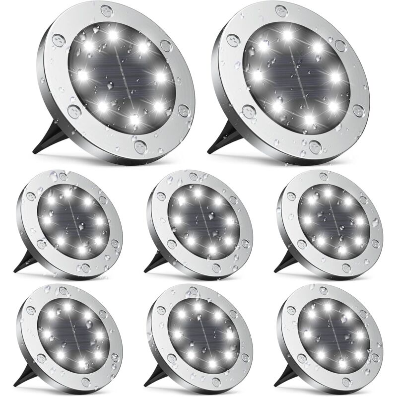 Image of Outdoor Solar Light, 8 Pieces Outdoor&hellip;