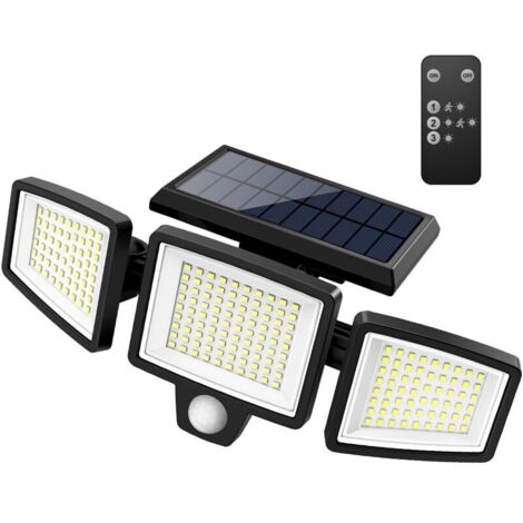 Outdoor Solar Light with Motion Sensor, 210 LEDs/2500LM Outdoor Solar Light, 3 Modes, 270° Beam Angle