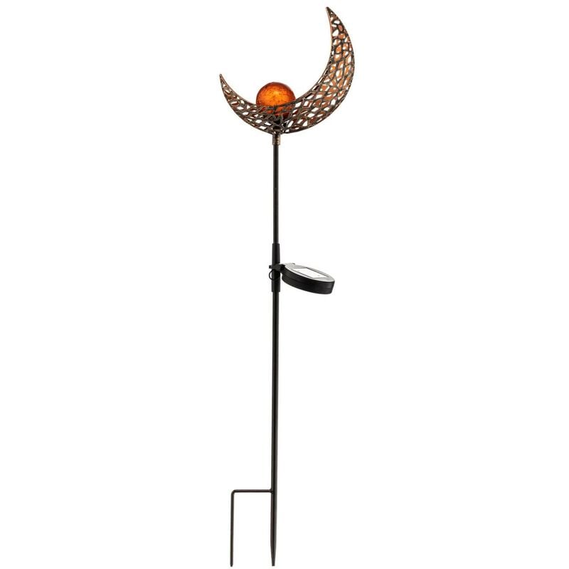 outdoor solar lights Firas in Copper made of Metal (1 light source,) from Lindby - brushed copper, gold, copper