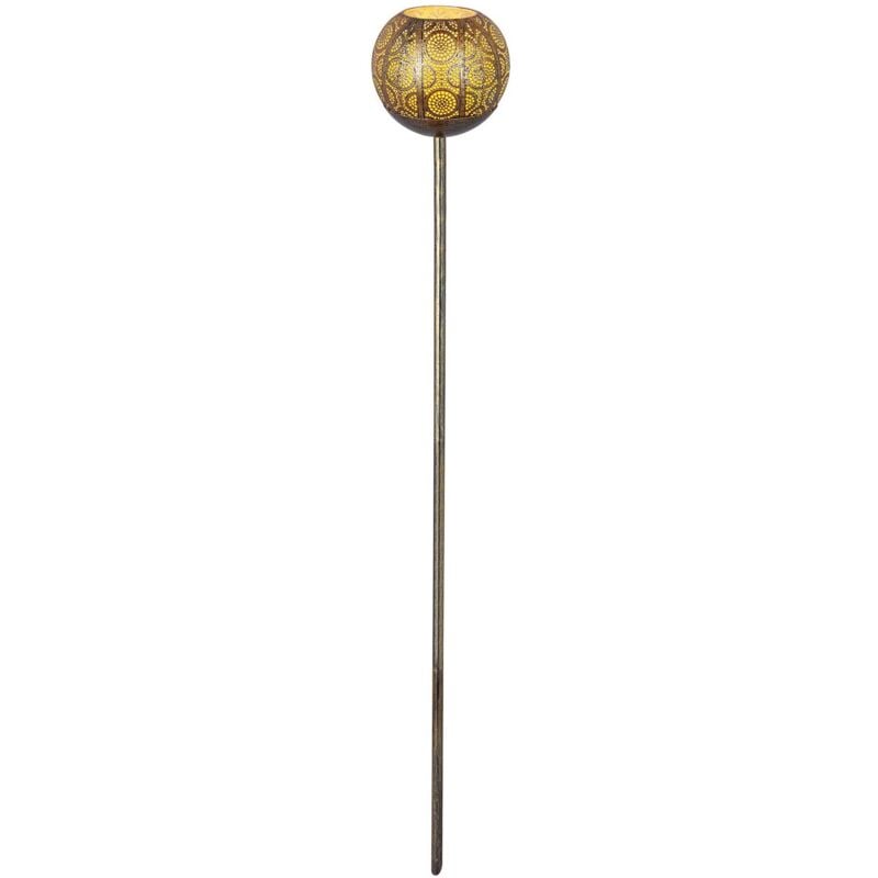 Outdoor solar lights Miliana) in Bronze made of Metal (1 light source,) from Lindby antique brass