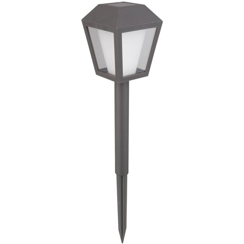 Outdoor solar lights Pitano (modern) in Silver made of Plastic (1 light source,) from Lindby dark grey